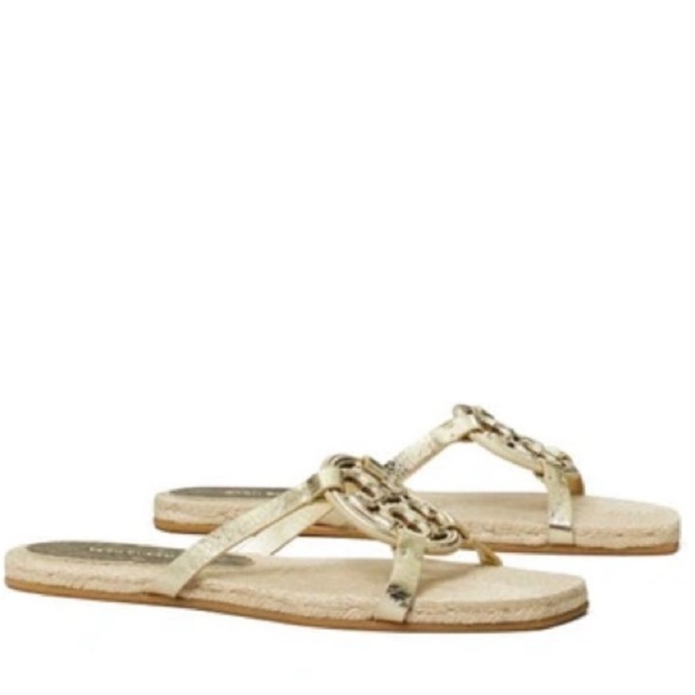 Tory Burch Bombé Miller Espadrille Slide Sandal (Women), SIZE 8 1/2